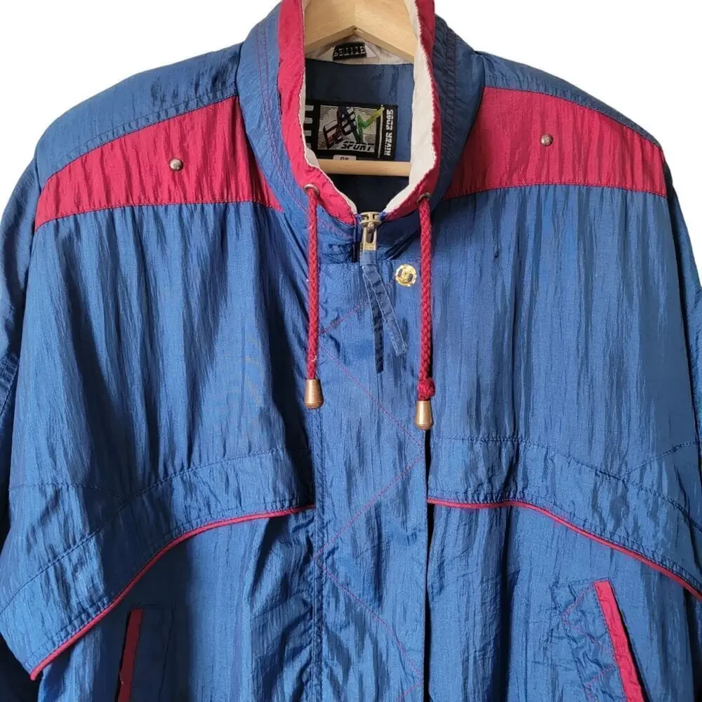 Vintage 90's Y2K River Edge RE Sport Tracksuit Windbreaker Coay Jacket Size PS